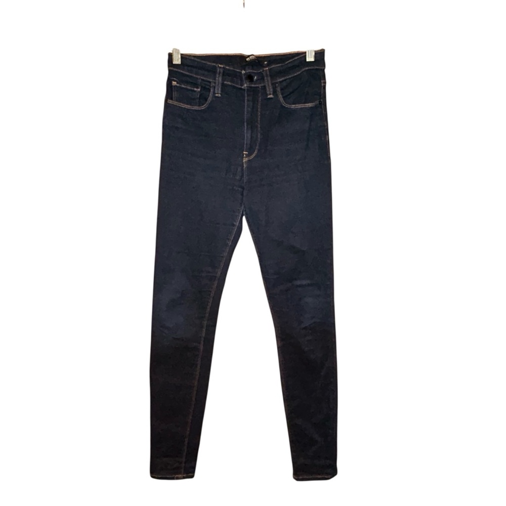 Hudson Jeans Barbara Super Skinny Jeans Womens‎ 27 High Rise Stretch Dark Wash
